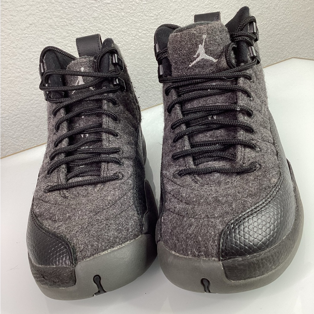 Nike Air Jordan 12 Retro "Wool" — Dark Grey/Metallic Silver-Black